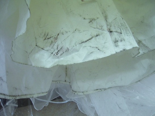 トレーンの汚れ